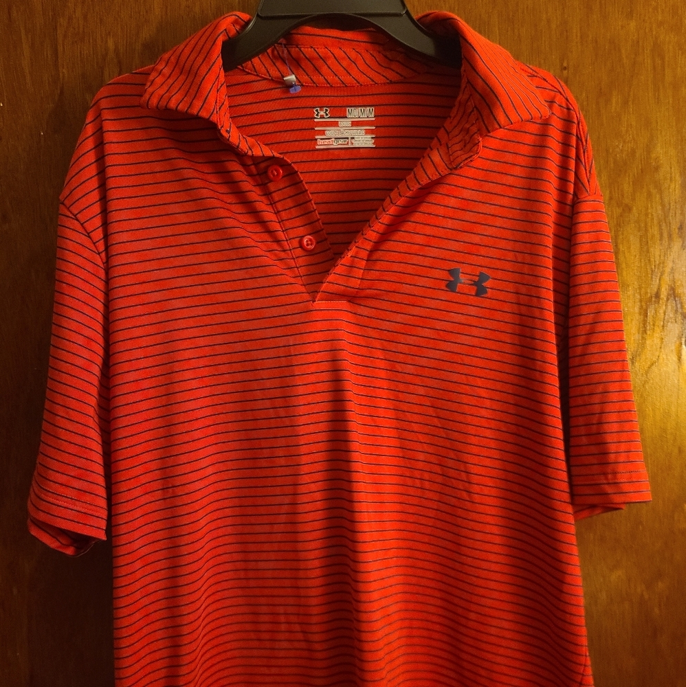 New red underarmour shirt!